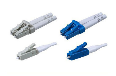 LC Single Mode Or Multi Mode LC Fiber Optic Connector UL-rated Plastic Housing And Boot