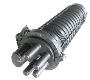 Black color Plastic Dome / Vertical Fiber Optic Splice Closure ( 12, 24, 36, 48, 96 Cores)