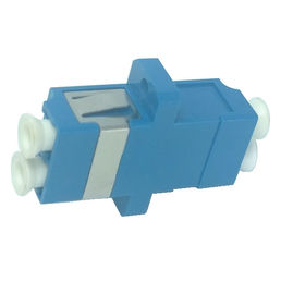 LC/UPC Fiber Optic Adapter duplex blue color ROHS certificater material
