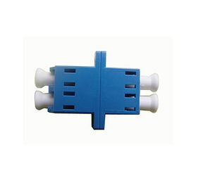 LC/UPC Fiber Optic Adapter duplex blue color ROHS certificater material