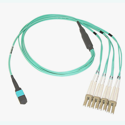 LC DX 2.0mm Fanout Trunk OM3 Mpo 24 Fiber Cable