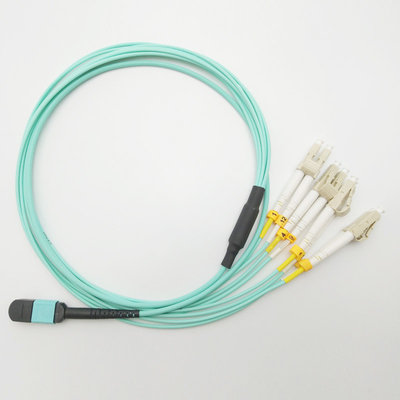 LC DX 2.0mm Fanout Trunk OM3 Mpo 24 Fiber Cable