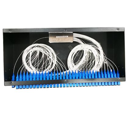 19" 1U 2U Fiber Optical 1x64 Rack Mount Patch Panels