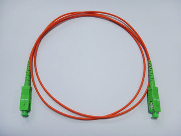 Orange cable SC SM SX 3.0mm, High return loss Fiber Optic Patch Cord for CATV, Metro, LAN