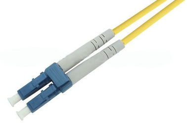 LC Singlemode Fiber Optical Patch Cord Telecom class , Polishing A